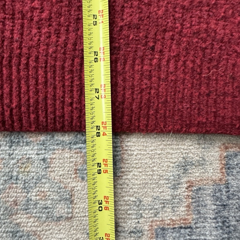 Ava & Viv Red V-neck Sweater‎ 1X Soft - Picture 4 of 5
